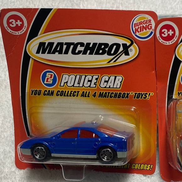 Vintage Matchbox Police Car & Rescue Helicopter Toys - Picture 3 of 4